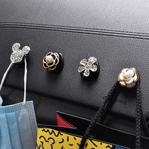 Inside car with hook upholstered front creative practical inlaid drill cute car multifunction seat back small hook