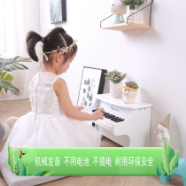 18 keys 25 keys Childrens wooden piano Boy girl Wooden desktop mechanical pronunciation puzzle Early education enlightenment gift