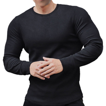Muscle kid sports long sleeve T-shirt fitness clothes autumn stretch sweater bottoming top round neck training t practice tights