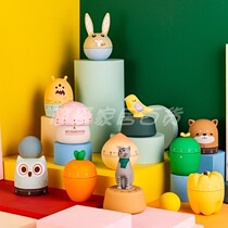Cute student self-discipline timer Childrens learning timer Kitchen reminder Question making efficiency time management clock