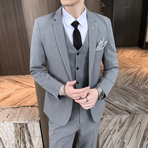 Mens suit suit Korean slim best man groom wedding dress trend handsome business casual suit formal suit
