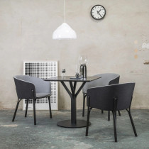 Designer simple modern leisure chair home restaurant Cafe hotel model room dining chair solid wood curved chair