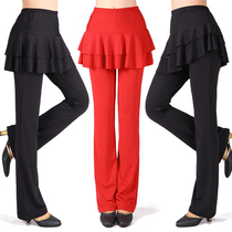 Solution to the sports skirt long pants skirt for milk fitness pants square dance suit 2023 new models