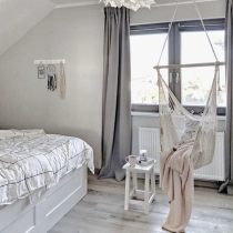 Simple ins high load-bearing Nordic swing hammock woven hanging basket girl home bedroom hanging tree hanging hammock