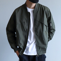 Baseball uniform jacket mens tide brand spring and autumn season 2022 new Korean trend bomber jacket loose workwear top