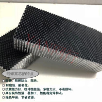 Customized size specifications positive hexagonal edge LEd spotlight guide light Net anti-glare honeycomb mesh edging bag frame honeycomb mesh