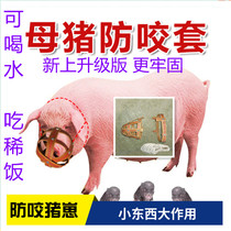 Pig mouth cover Sow anti-bite cover Piglets anti-eating mouth cover Cattle and sheep anti-eating Horse mouth cover Bridle head Malone head