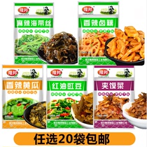 Hebei Longbang Spicy Lotus Root Slices Kelp Cucumber Vat bean agaric radish Spicy Down the Vegetable Sauce for the Appetizer Pickle