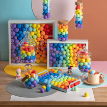 Simulation model medium color sugar ball diy creative handmade window decoration scene layout ornaments photo props