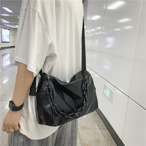 Tide brand shoulder bag womens 2021 New Bag Mens Diamond Fashion shoulder bag hip hop chain bag bag