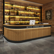 Retro cashier Corner counter Restaurant Bar Bar Clothing milk tea shop Beauty salon Company front desk Reception desk