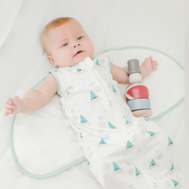 Nest Designers Baby Sleeping Bag 2021 Spring New Pint Pure Cotton Double swaddle newborn baby anti-kick quilt