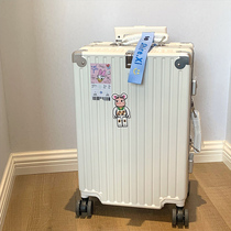 Aimes high-value luggage universal wheel aluminum frame trolley case 20 boarding password box new suitcase 24 inch