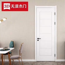 3D wooden door D-851 interior doors