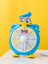 Cartoon small electric fan mini student dormitory bed small fan desktop office mute home plug-in cute