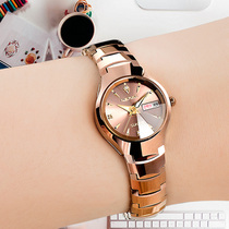  Ultra-thin Swiss womens watch Mechanical Quartz womens watch female waterproof luminous Tungsten steel automatic fashion trend
