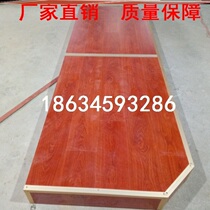 Eloquence movable small stage training kindergarten conference room finished teaching platform podium straight diagonal rounded circle