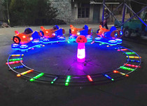 Square childrens stall Net red project night market temple fair electric toy park amusement equipment rail train