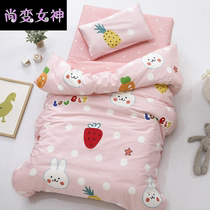 Cotton kindergarten quilt three-piece set of childrens bedding six-piece baby nap set for baby nap