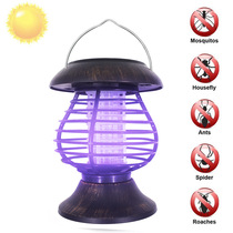 Cross-Border New hanging portable solar mosquito repellent lamp insect repellent lamp exterminator outdoor waterproof lawn garden lamp