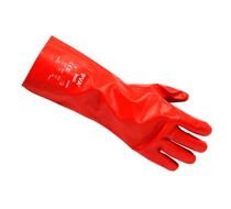 Ansell Ansel 15-554 polyvinyl alcohol PVA chlorinated solvent formaldehyde toluene anti-chemical gloves