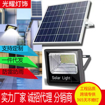 New solar lights Household outdoor garden lights LED flood lights Indoor and outdoor lighting street lights