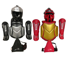 Sanda protective gear full set of children adult fighting training equipment Muay Thai boxing protective gear set boxing training equipment