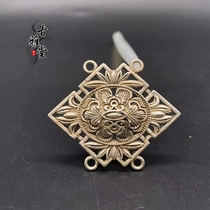 Antique Miscellaneous Silver Silver Silver Copper Retro Dingling Miao Necklace Pending Film Accessories Ancient Decoration Pending