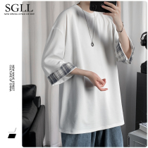70%-sleeve T-shirt for mens summer short sleeves ins Tide Cards Loose Clothing Compassionate Mens 2022 New Half Sleeve Blouse