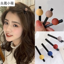 South Korea round ball hairclip Net red banghai clip clip clip bangs side clip Girl clip hairpin headwear female