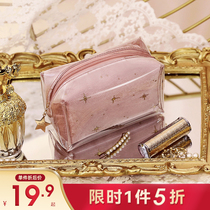 Cosmetic bag large capacity Net red cosmetics storage womens bag small portable ins Wind Super fire travel wash wash