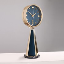 High-end clock silent modern luxury simple fashion living room home desktop quartz clock living room ornaments clock