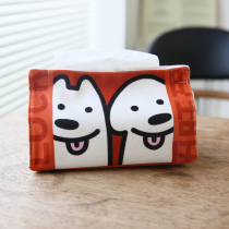 dooda cute ins dog tissue bag animal tissue box cute living room fabric tissue bag household