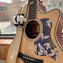 (Professional musical instrument factory)One week guitar strap folk nail punch-free anti-trip wooden electric guitar accessories rope pass