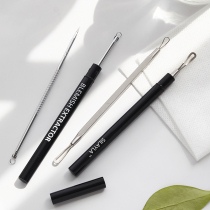 Pimple needle black needle squeezer needle row needle to acne scrape to pick up acne closed mouth cleaning beauty salon dedicated single