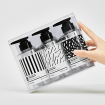 3 Press lotion bottles clean and wash hand liquid bath with cream bottle package shampoo empty bottle