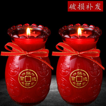 Qin Ge for Buddha butter lamp 24 hours for Buddha lamp smoke-free household Buddha front lamp Buddha lamp long Ming lamp factory wholesale