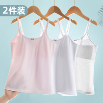 Developmental girls underwear Primary School students 9-12-15 years old junior high school students summer thin camisole vest