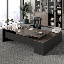 Desk Minimalist Modern Office Furniture Table And Chairs Combination Light Extravagant Manager Desk Big Bandai Boss Table