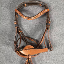 Imported British water leather water reins horse tap equestrian supplies horse armature-free Canary harness 1102