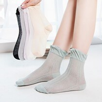Moon Sox Summer thin cotton Pure Cotton Pregnant Woman Pine Mouth Socks Full Cotton Sweat spring silk Sox Maternity Postnatal Supplies