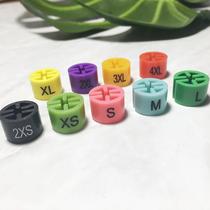 Color size buckle can be customized letter size clip size ring factory direct size ring