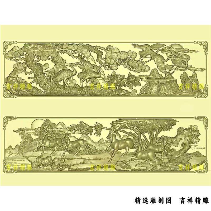 松鹤延年木雕-松鹤延年木雕促销价格、松鹤延年木雕品牌- 淘宝