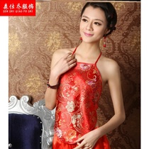  Embroidery belly female halter neck classical adult retro style new ancient traditional beautiful pocket female models hot clear
