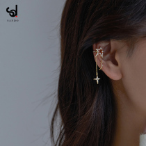 Stars Moon Earbone Clips Small Crowdsourced Superior Temperament Earrings Earrings With Ear Clips Without Earhole Women 2021 New Wave