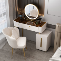  Rock board dresser 2021 new bedroom modern simple light luxury makeup table ins wind storage cabinet one