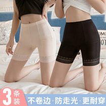 Safety pants women anti-walking light extras without curbside summer pure cotton lace big code without marks and underpants insurance shorts
