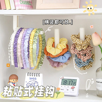 Sticky hook strongly paste dormitory women's room hairband hair ring storage wall small hook seamless hook upper artifact