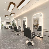 Barber shop mirror table Net red hair salon special cabinet integrated Wall single side simple with lamp hair shop mirror