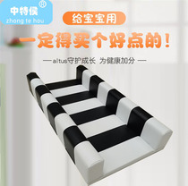 Special Price Durman Baby Crawl Groove Baby Belly Climbing Groove Outlet Thickened Crawl Mat Slide Ladder Software Step Triangle Slope
